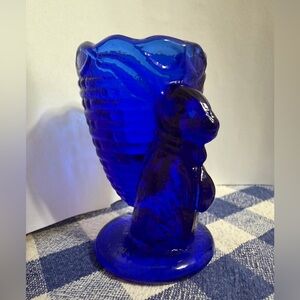 Fenton Cobalt Blue Bunny